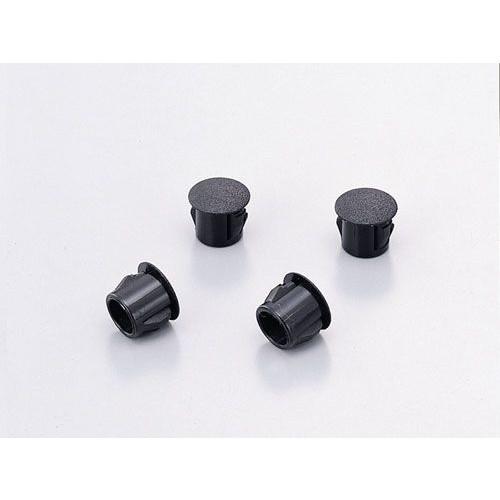 【4月3日出荷】ハリケーン M6・ネジヤマヨウホールプラグ   クロ　HN8106B