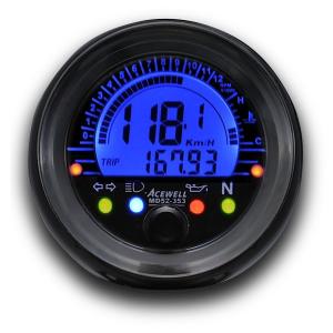 5月26日出荷】ACEWELL 多機能デジタルメーター 12000rpm ACE-6552