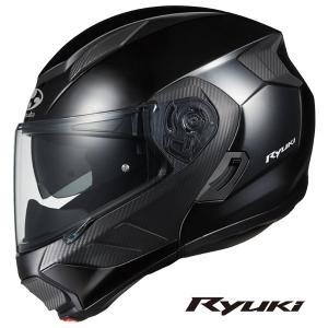 OGKカブト システムヘルメット RYUKI(リュウキ)  ブラックメタリック  L(59-60cm)  OGK4966094595975｜partsbox2
