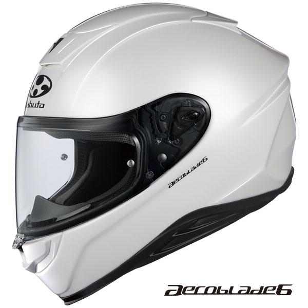 OGKカブト フルフェイスヘルメット AEROBLADE 6(エアロブレード6) パールホワイト X...