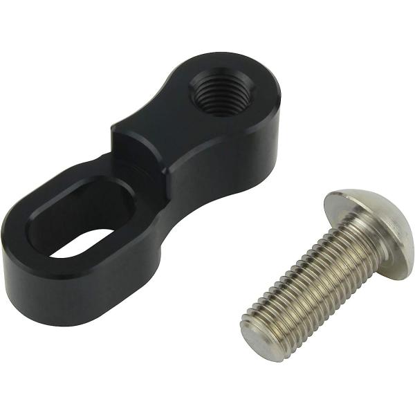 【4月2日出荷】POSH オフセットミラーAD ギャクネジ クロ M10　000420-06