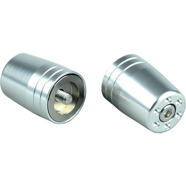 【4月3日出荷】POSH バーエンド シルバー カワサキヨウ M8　031579-03