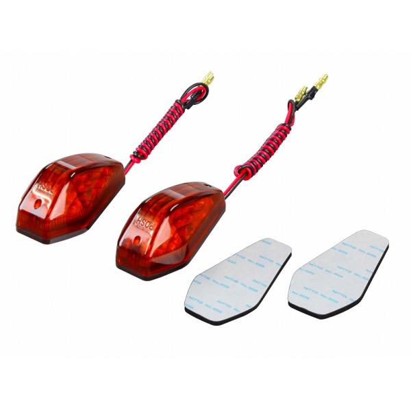 【4月3日出荷】POSH エアロLED ストリームライン アンバーレンズ　097001