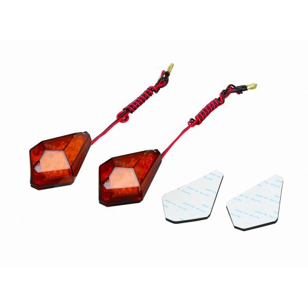 【4月10日出荷】POSH エアロLEDウインカー ジュエル アンバー　097011