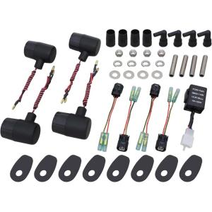 POSH Z900RS/CAF? LED クラシカル 71タイプウインカーキット ブラックボディ/ス...