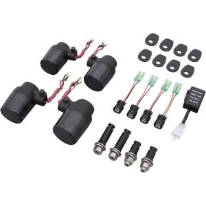 POSH Z900RS/CAF? LED スーパーバイクウインカーキット ブラックボディ/スモークレ...