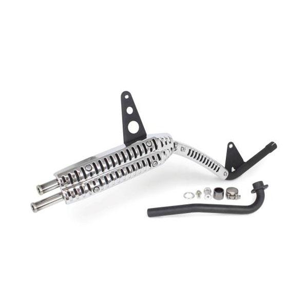 【11月5日出荷】武川 スクランブラーマフラー リフトアップ  クロスカブ110[JA60]/スーパ...