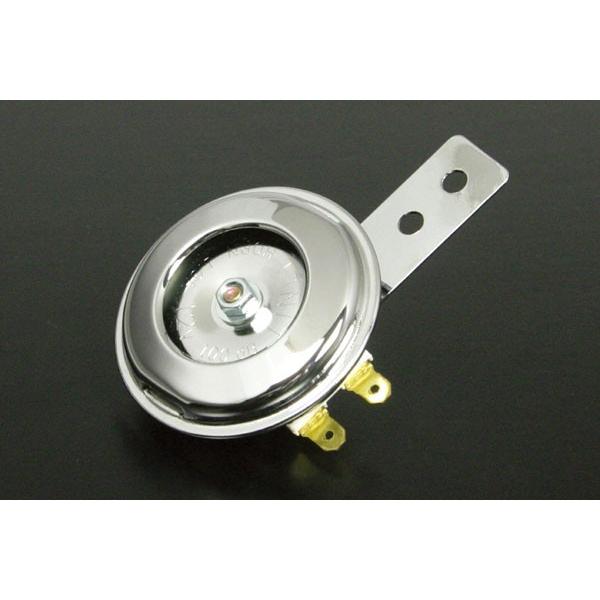 【4月2日出荷】武川  DC12Vクロームメッキホーン 12Vモンキー　05-09-0020