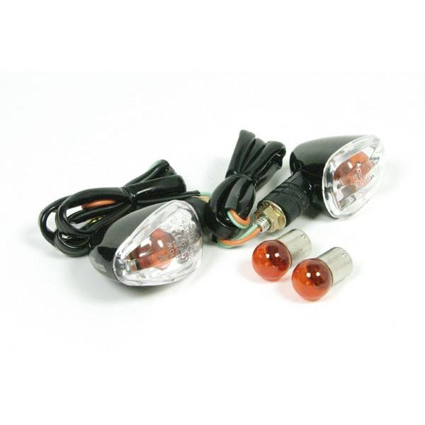 武川  ストリームラインウインカーSET(BK) ハンヨウ　09-03-0926