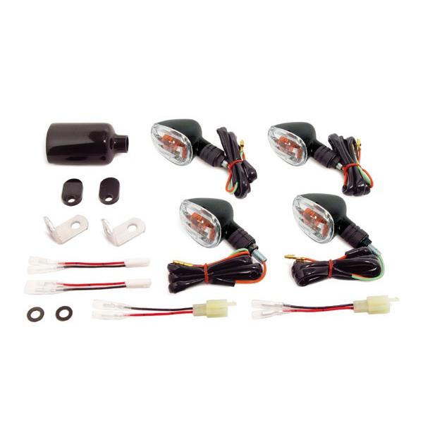 武川  ストリームラインウインカーSET BK KSR　09-03-0930