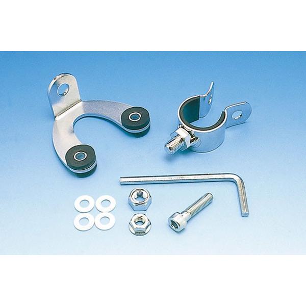 【4月2日出荷】武川  メーターステーセット ハンドルクランプタイプ　09-05-011