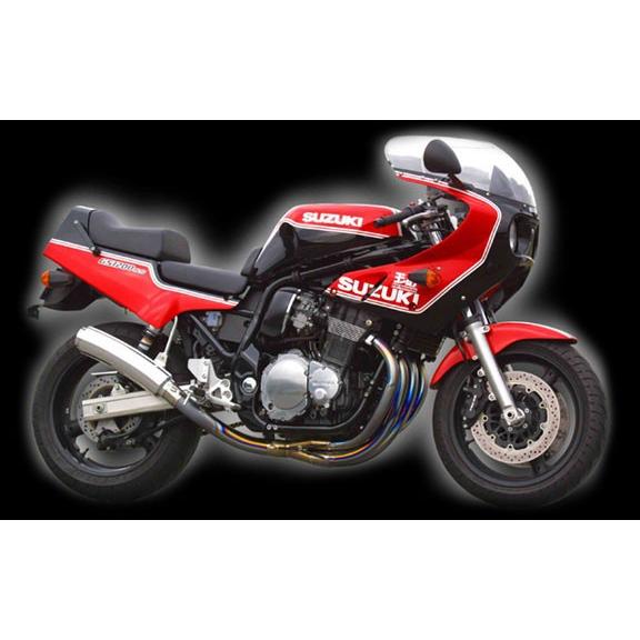 ヨシムラ GS1200SS(-02)用 手曲チタンサイクロンマフラー(T) 110-113-8800