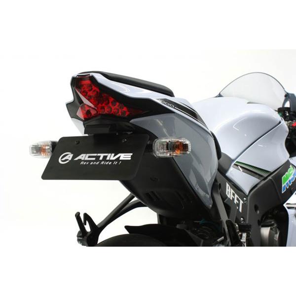 アクティブ ZX-10R ZX-10RR フェンダーレスキット ブラック [LEDナンバー灯付き] ...