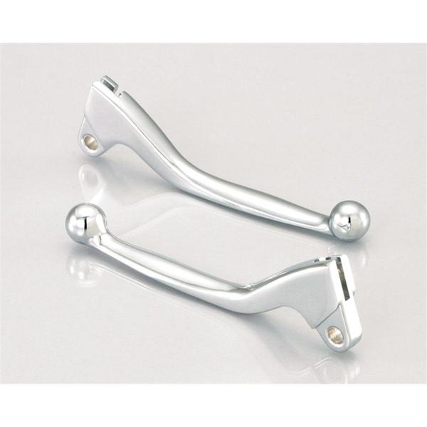 【4月3日出荷】キタコ  パワーレバー(メッキ)エイプ/JAZZ 525-1086110