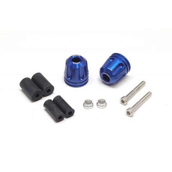 ACTIVE(アクティブ) アルミバーエンド φ33-L35 リボルバー[ブルー] 60800108