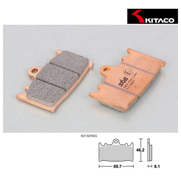 【3月28日出荷】キタコ SBSブレーキパッド 631RST フロント用  777-0631098