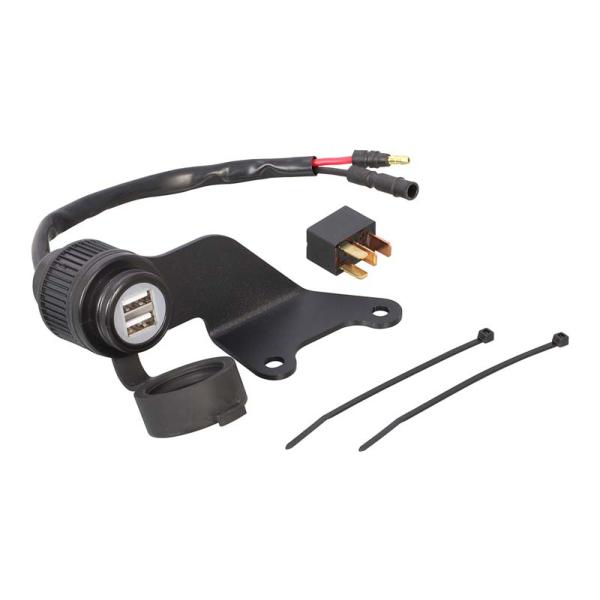 【4月4日出荷】キタコ レブル250/レブル500 キタコ バイク用 USB電源キット 2ポートタイ...