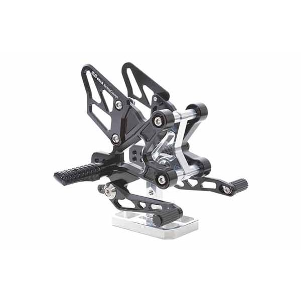 【4月24日出荷】アールズギア ZX-25R・ZX-4R ライディングステップ （ブラック） AC0...