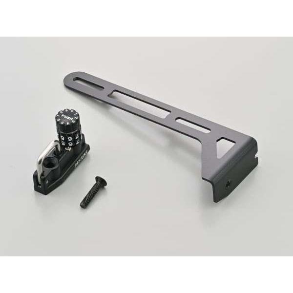 【3月27日出荷】デイトナ 汎用 ダイヤルヘルメットホルダー ナンバープレートクランプタイプ 右側 ...