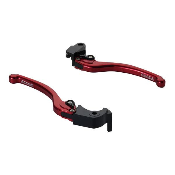 EFFEX (エフェックス) スムースフィットレバー レッド  Z900RS/CAFE・Z1000・...