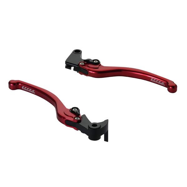 EFFEX (エフェックス) スムースフィットレバー レッド  YZF-R1/M('15〜'22) ...