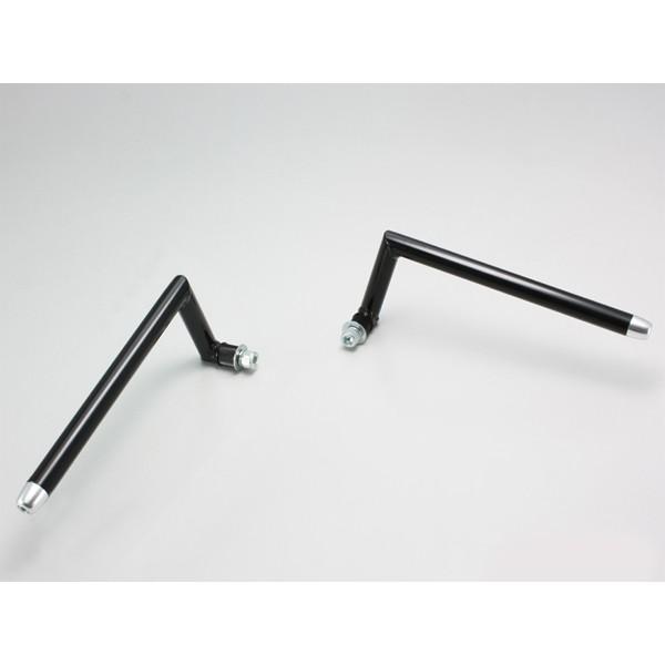 【×欠品中 要納期確認】ハリケーン セパハンヨウハンドルバー L/Rセット BK HS0041B