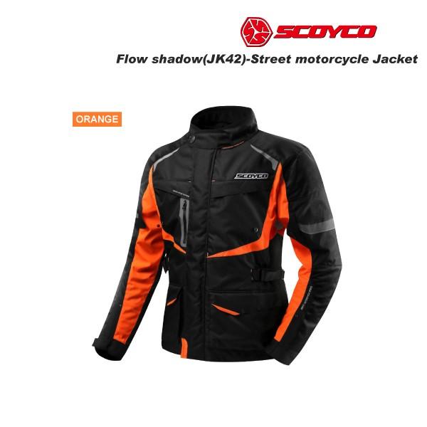 SCOYCO(スコイコ) JK42 ウィンタージャケット FLOW SHADOW[オレンジ/3XLサ...