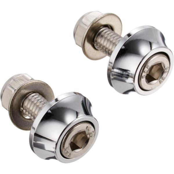 【5月2日出荷】POSH NOプレートCAPボルト&amp;ナットメッキ　200386