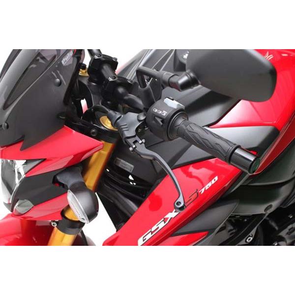【4月3日入荷予定 受付中】アクティブ GSX-S750 SV650他 STFクラッチレバー[レッド...