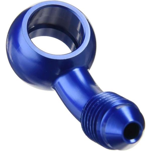 【在庫あり】ACTIVE(アクティブ) アルミバンジョーアダプター 45°ブルー 14609012