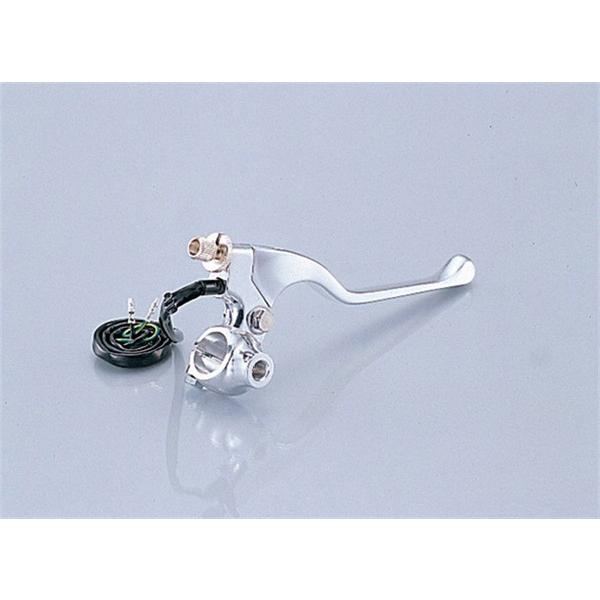 【4月3日出荷】キタコ  Rロングレバー&amp;ホルダSET(MHアリ)SV　525-0701301