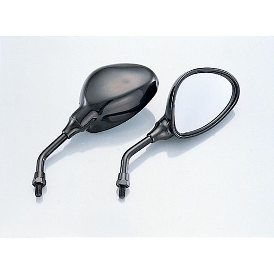 【4月3日出荷】キタコ  スマートミニミラーSET8MM ブラック　675-0800100