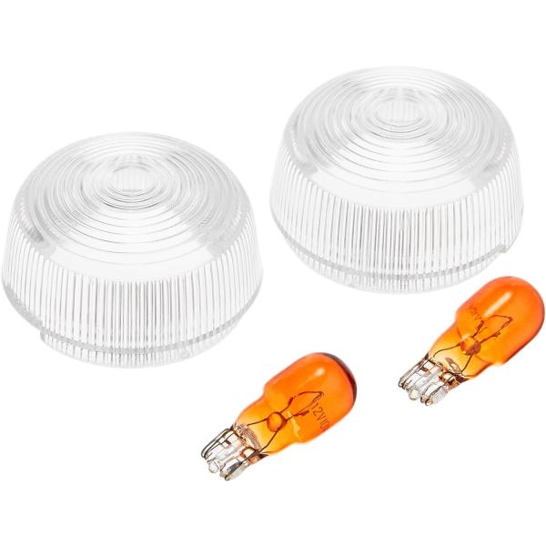 【4月3日出荷】キタコ  クリアーウインカーレンズSET F VINO　807-0070000