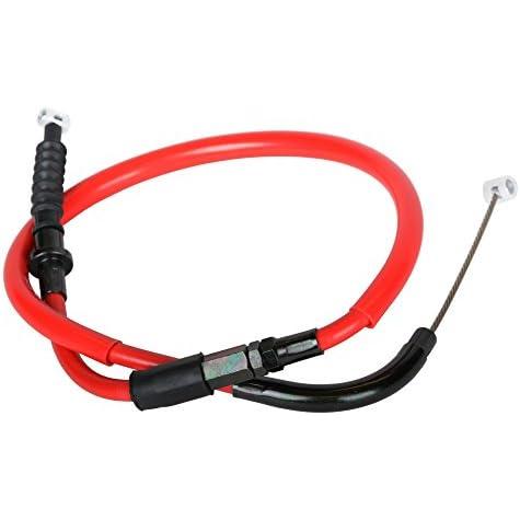 【4月3日出荷】キタコ  クラッチケーブル/STD (アカ) TZM50R　909-0056000