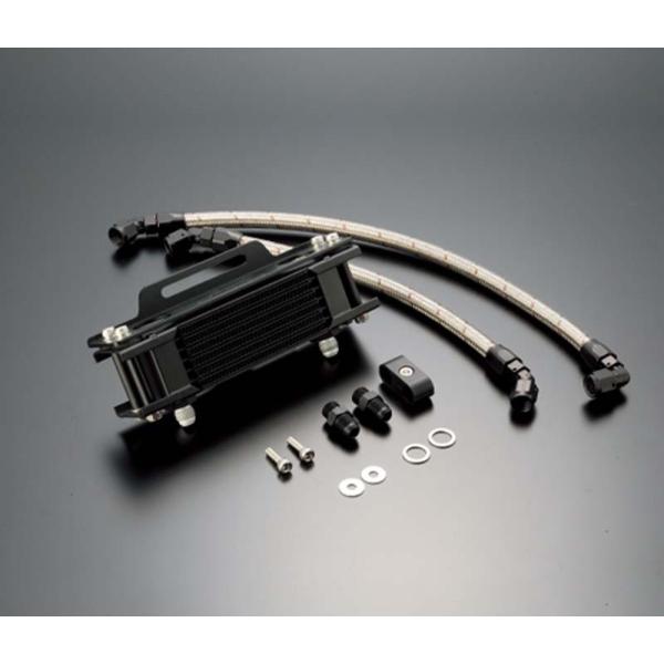アクティブ SRX600 SRX400 ヤマハ オイルクーラーキット ストレート ブラック仕様 #6...