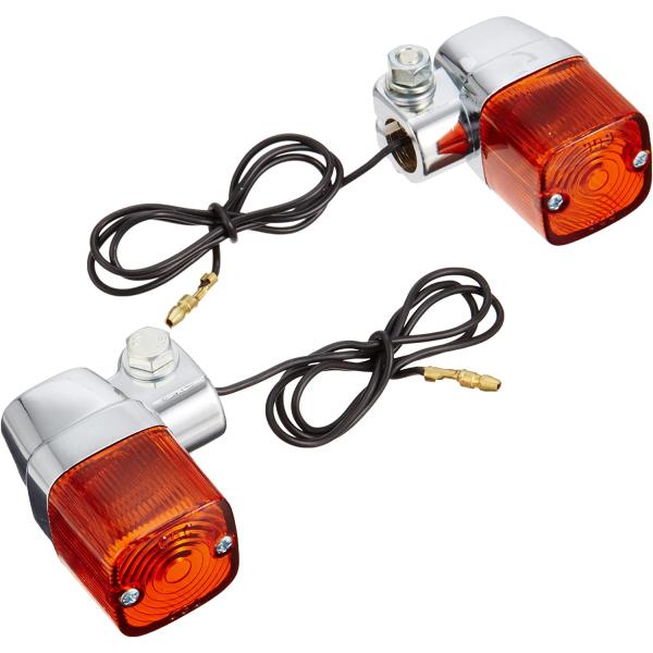 【4月14日出荷】CGC 160・カク ランプ(2P)メッキ/アンバー　60033