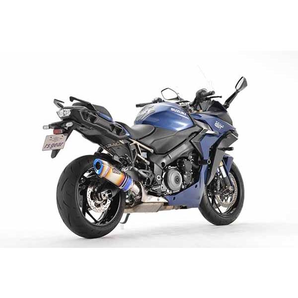 アールズギア GSX-S1000GT(22-) スリップオンマフラー GTスペック チタンドラッグブ...