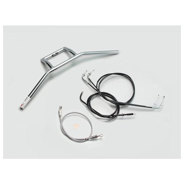 【×欠品中 納期未定】ハリケーン 170Z型 ハンドルSET [クロームメッキ]   エストレヤRS...