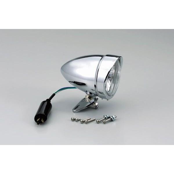 【4月3日出荷】ハリケーン 4.5マルチスリムヘッドライトキット  メッキ　HA5615-01