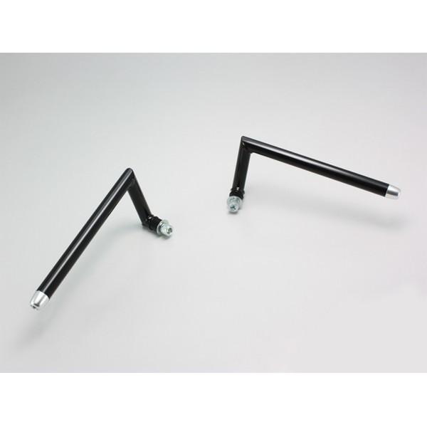 【×欠品中 要納期確認】ハリケーン セパハンヨウハンドルバー L/Rセット BK HS0044B