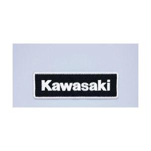 カワサキ（Kawasaki） 純正 刺繍ワッペン Kawasakiロゴ : BIKERS