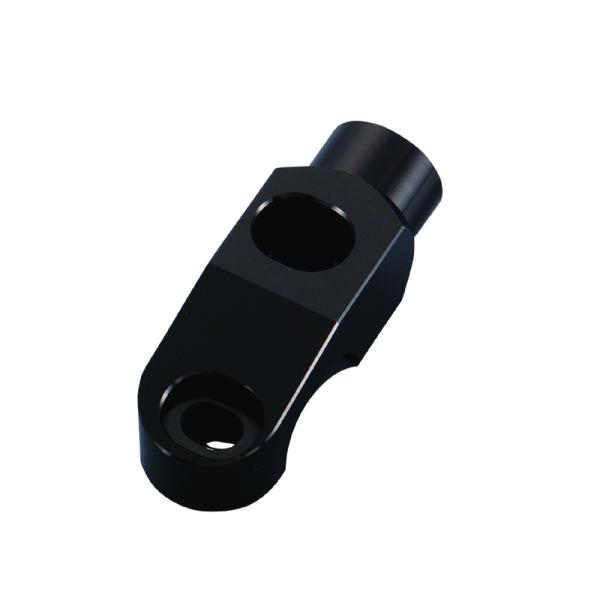 【4月4日出荷】POSH ミラーアダプター ブレーキガワBK　000706-06