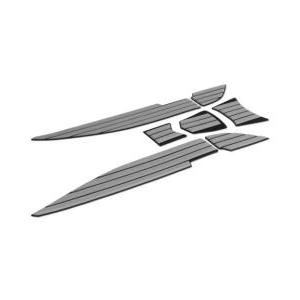 【2月17日出荷】武川 PCX/PCX160 ステップ&amp;センターパッドセット(ダークグレー/ブラック...