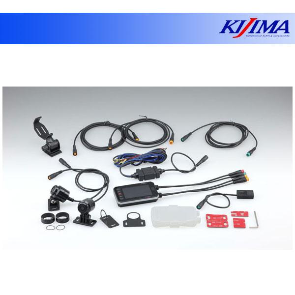 キジマ オートバイ専用　ドライブレコーダー 1080J デュアルカメラ 前後Full HD  Z9-...