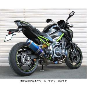 Z900RS BEET フルエキ ブルーチタン エキパイ仮組のみ BEET（ビート） BEET Z900 マフラー NASSERT Evolution Type2 3D フル