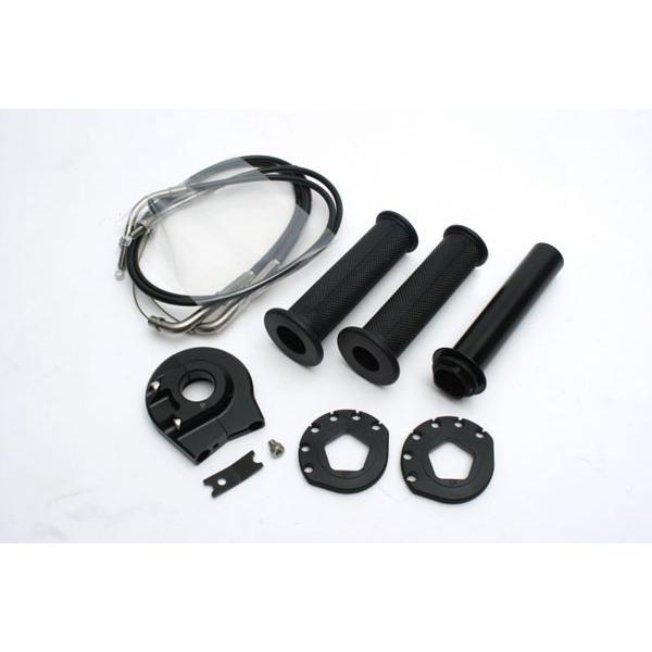 アクティブ ニンジャ250 Z250 カワサキ ハイスロットルキット [EVO2] ブラック 巻取φ...