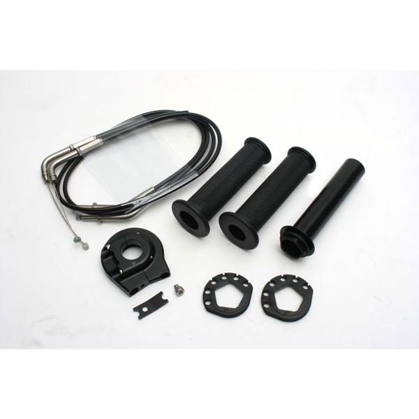 アクティブ ZX-14R ZZR1400 カワサキ ハイスロットルキット [EVO2] ブラック 巻...