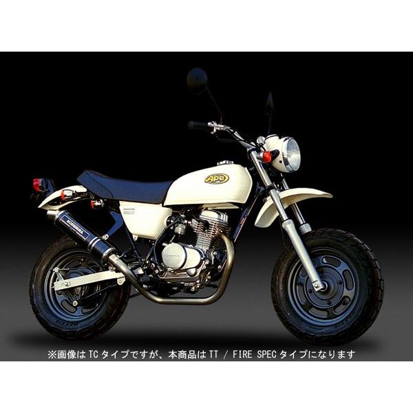 ヨシムラ エイプ APE50(-03)用 機械曲チタンサイクロンマフラー：TYPE-1【FireSp...