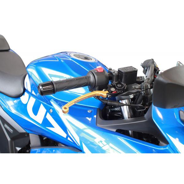 アクティブ ジクサー250 Vストローム250SX STFブレーキレバー[ブルー] 12050404