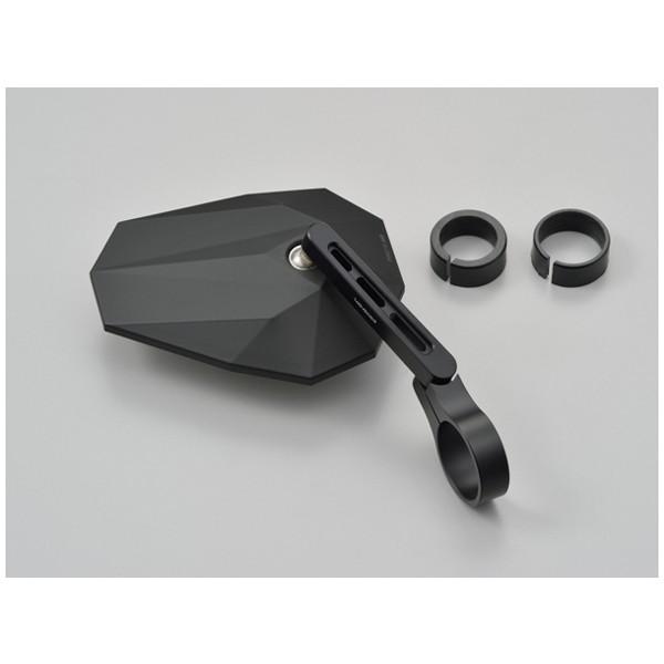 デイトナ HIGHSIDER バーエンドミラー ステルス X5[マットブラック]  15141